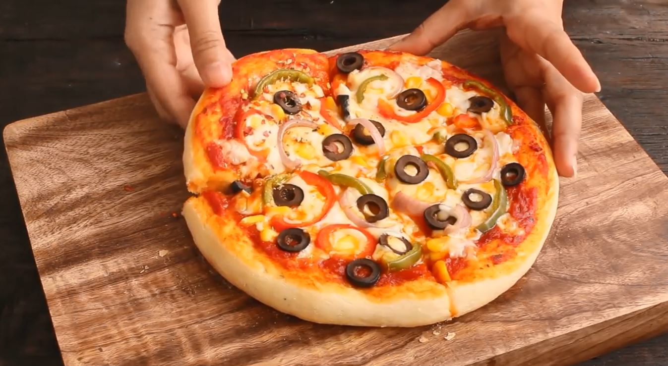 Pizza without Oven Veg