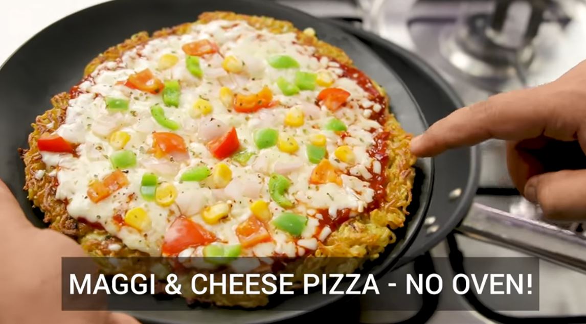 Maggi Pizza Recipe No Egg