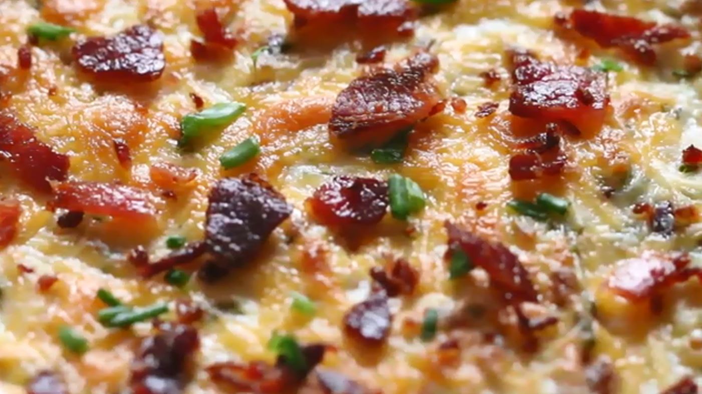 Cream Cheese Dip With Bacon and Cheddar