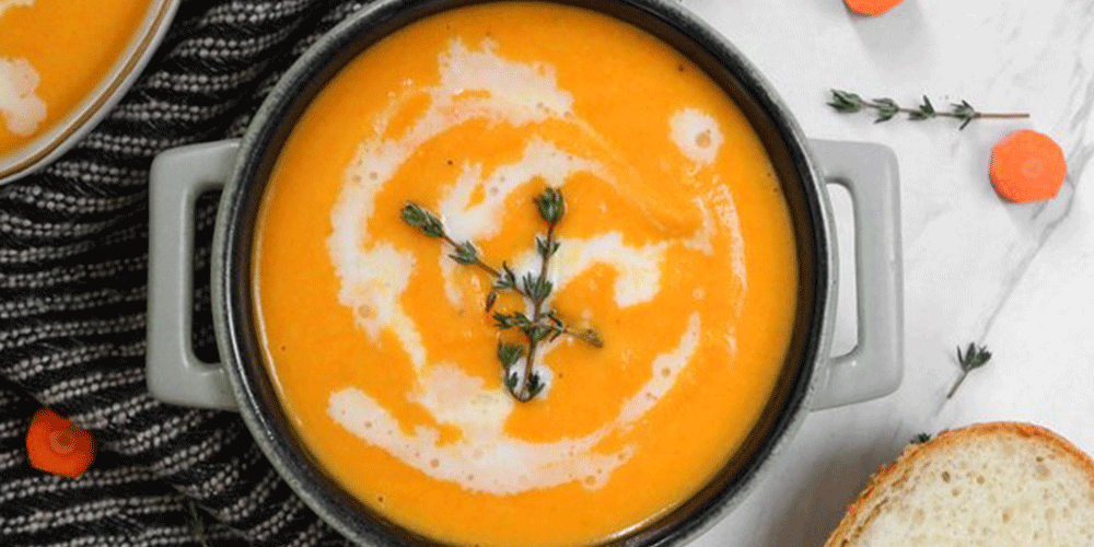 دستور پخت سوپ زنجبیل و هویج