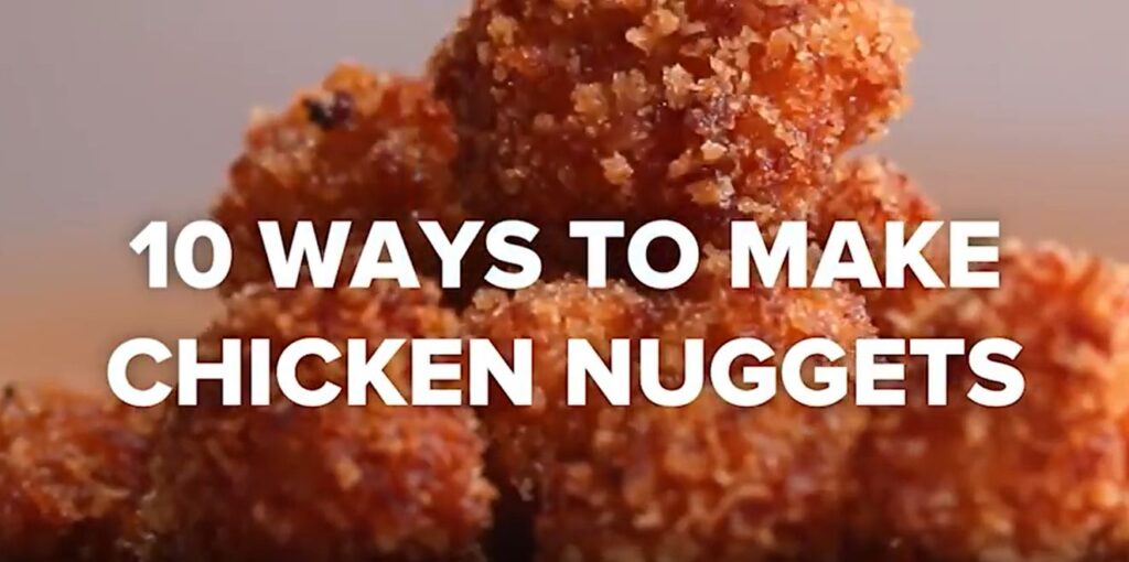 10 روش برای تهیه ناگت مرغ سوخاری